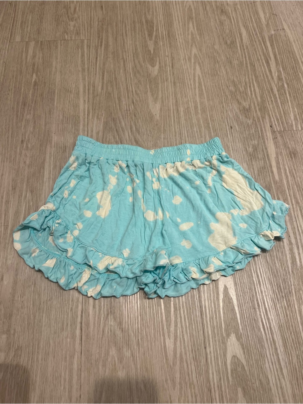 Flowers by Zoe Bleached Ruffle Shorts XL